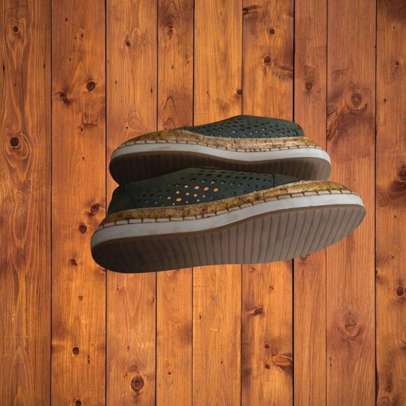 Women's Size 9-9.5? Slip On Multicolored Loafers Casual Shoes - Picture 6 of 6